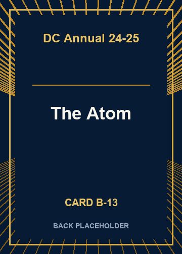 The Atom back card image