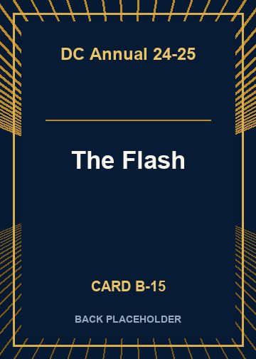 The Flash back card image