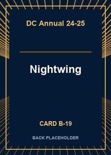 Nightwing back card image