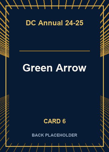 Green Arrow back artwork
