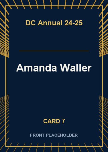 Amanda Waller front artwork