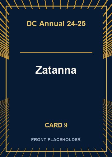 Zatanna front artwork