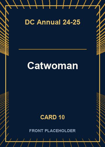 Catwoman front artwork