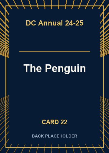 The Penguin back artwork
