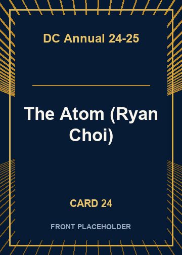 The Atom (Ryan Choi) front artwork