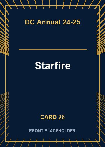 Starfire front artwork