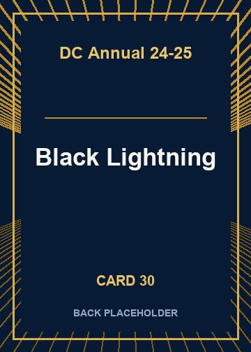 Black Lightning back artwork