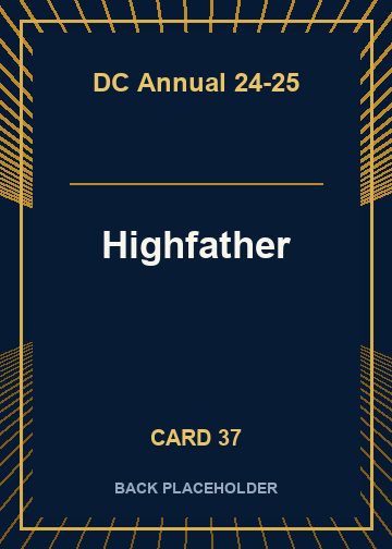 Highfather back card image
