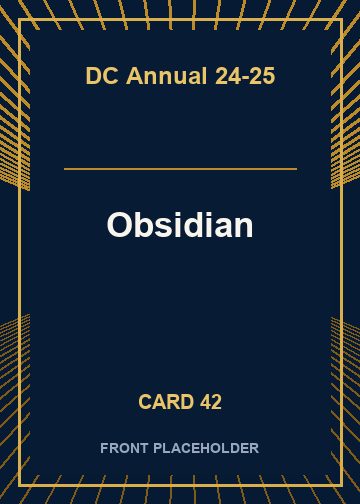 Obsidian front card image