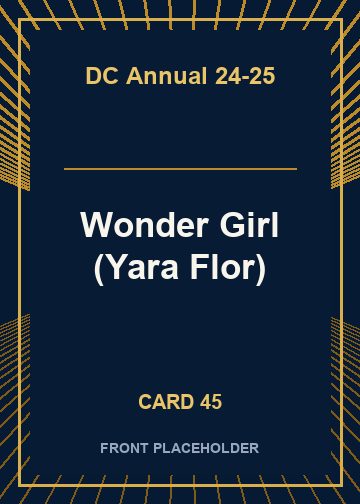 Wonder Girl (Yara Flor) card thumbnail
