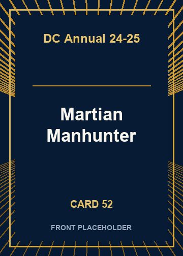 Martian Manhunter card thumbnail