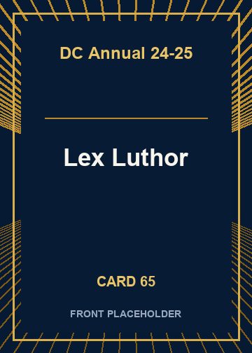 Lex Luthor front card image