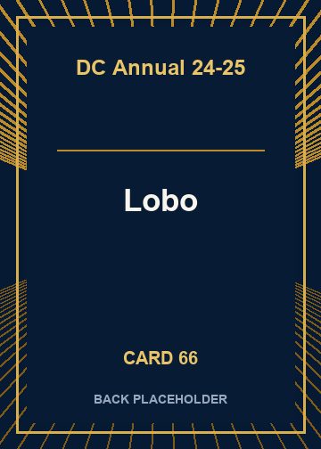 Lobo back card image