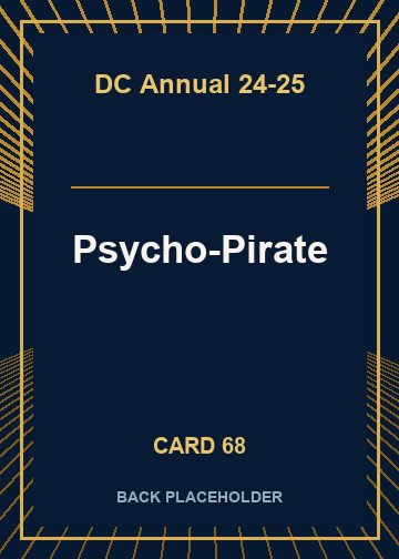 Psycho-Pirate back card image