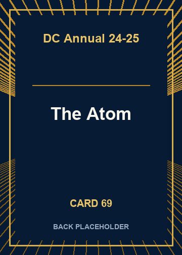 The Atom back card image
