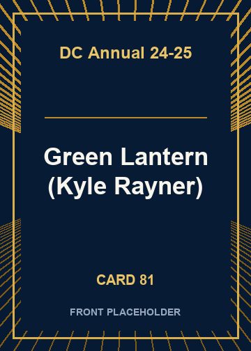 Green Lantern (Kyle Rayner) card thumbnail