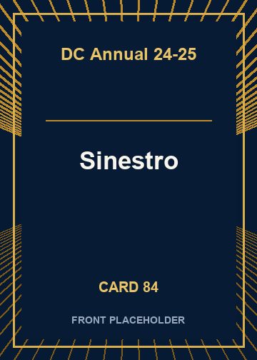 Sinestro front card image
