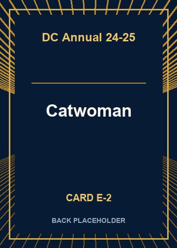 Catwoman back card image