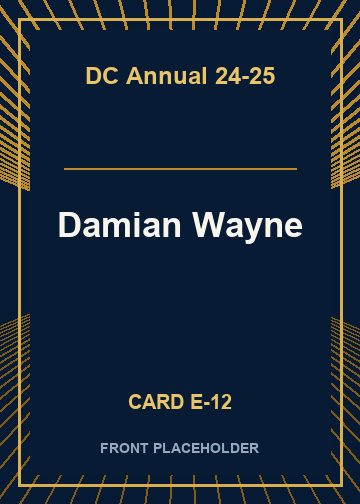 Damian Wayne card thumbnail