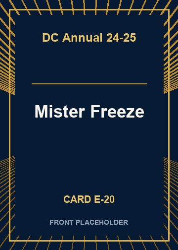 Mister Freeze card thumbnail
