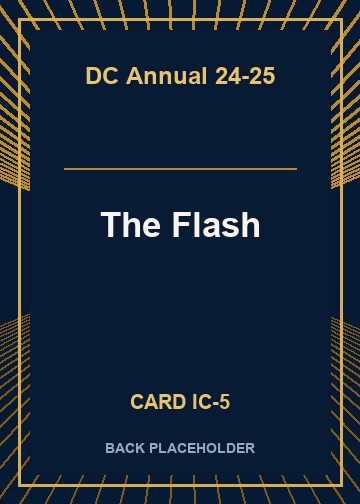 The Flash back card image