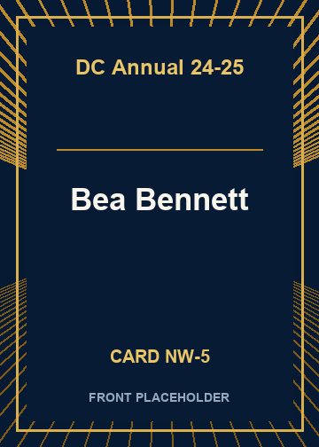 Bea Bennett front card image