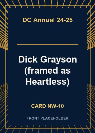 Dick Grayson (framed as Heartless) card thumbnail