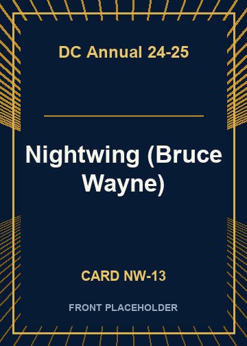 Nightwing (Bruce Wayne) card thumbnail