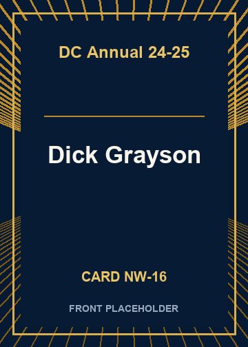 Dick Grayson front card image