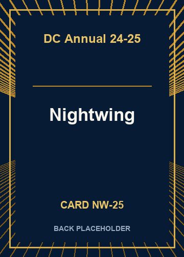 Nightwing back card image