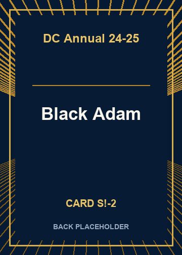 Black Adam back card image
