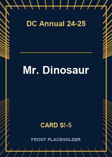 Mr. Dinosaur card thumbnail