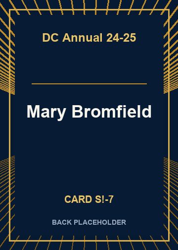 Mary Bromfield back card image