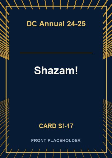 Shazam! front card image