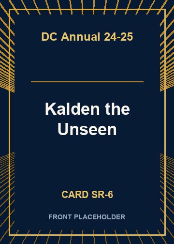 Kalden the Unseen card thumbnail