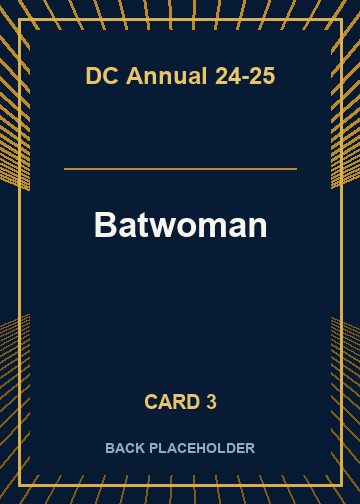 Batwoman back card image