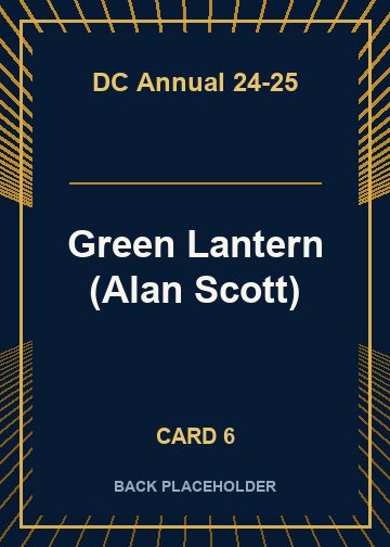Green Lantern (Alan Scott) back card image