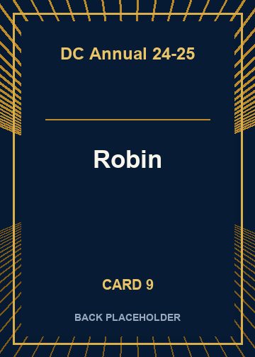 Robin back card image
