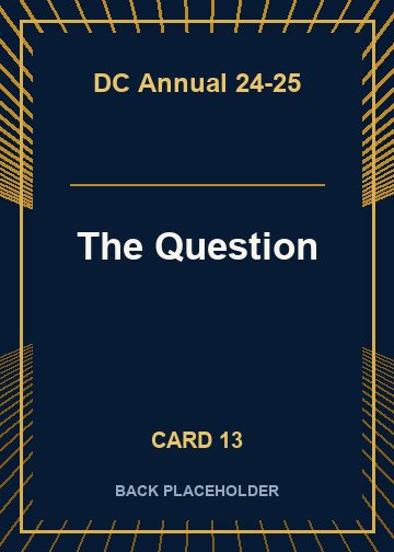 The Question back card image
