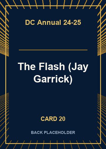 The Flash (Jay Garrick) back card image