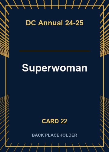 Superwoman back card image