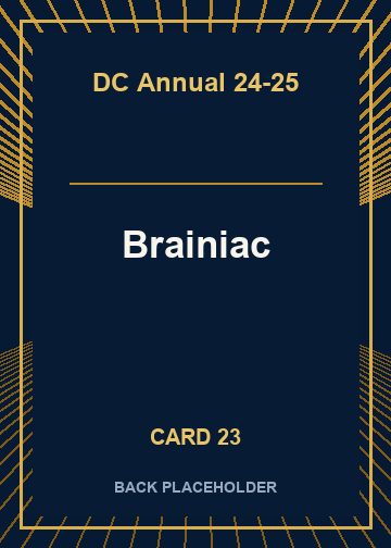 Brainiac back card image