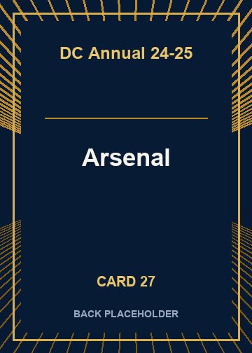 Arsenal back card image