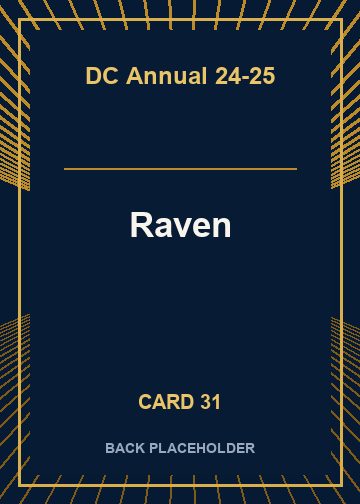 Raven back card image
