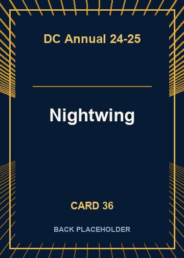 Nightwing back card image