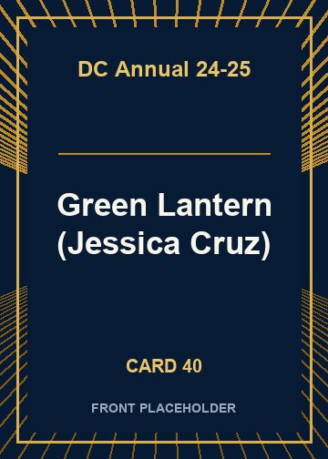 Green Lantern (Jessica Cruz) card thumbnail