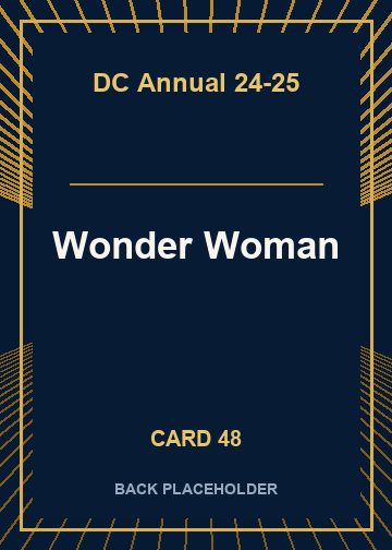 Wonder Woman back card image