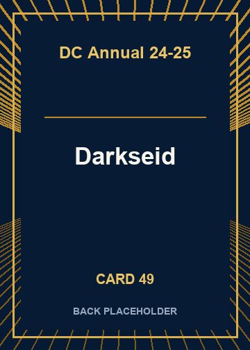 Darkseid back card image