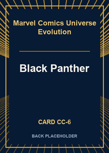 Black Panther back artwork