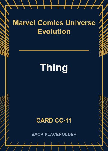 Thing back artwork